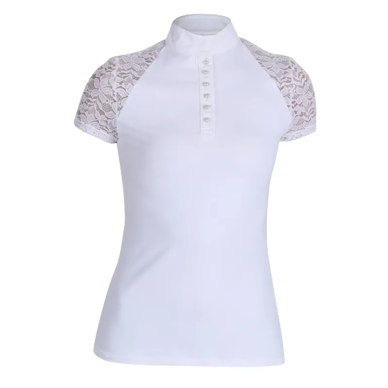 Aubrion Young Rider Moorgate Show Shirt - White